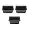 American Built Pro Utility Storage Tote, 12 in L x 8 in W x 6 in H, Black, Styrene, 3 PK 1410 P3 - alternate 1